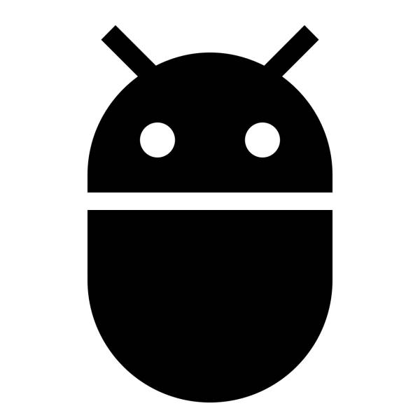 android robot symbol bot icon  svg vector cut file