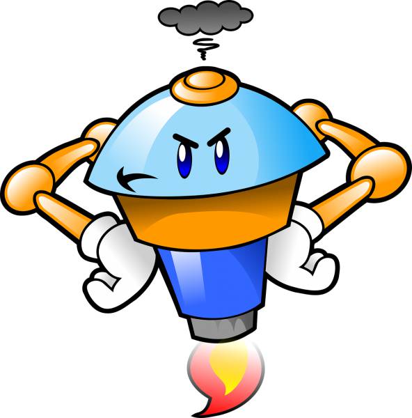 angry non human beings robot  svg vector cut file