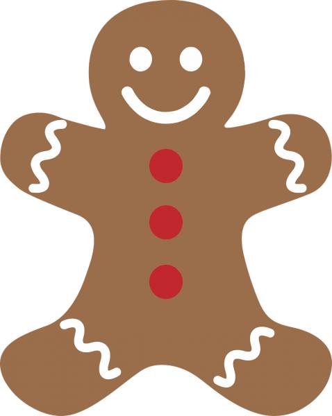 anthropomorphic cookie decoration  svg vector cut file