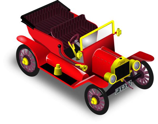antique auto automobile car  svg vector cut file