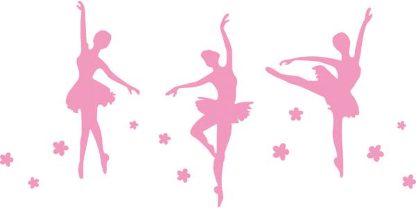 ballet dancers dance  svg vector cut file