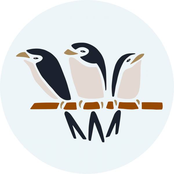 birds swallows branch  svg vector cut file