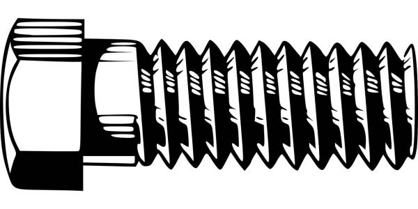 bolt fastener fixing thread  svg vector cut file