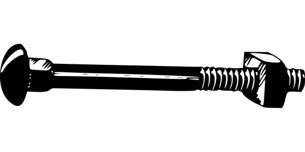 bolt fastener fixing thread  svg vector cut file