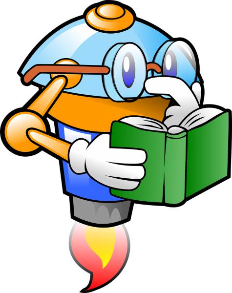 book geek glasses read robot  svg vector cut file