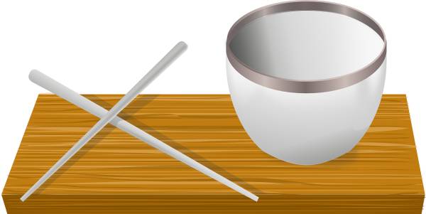 chopsticks food chinese dishes  svg vector cut file