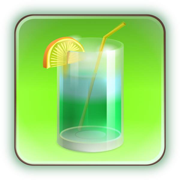 cocktail beverage drink glass  svg vector cut file