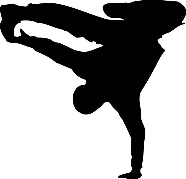 dance breakdancing balance black  svg vector cut file