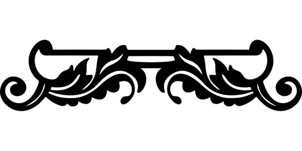 decorative ornamental divider  svg vector cut file