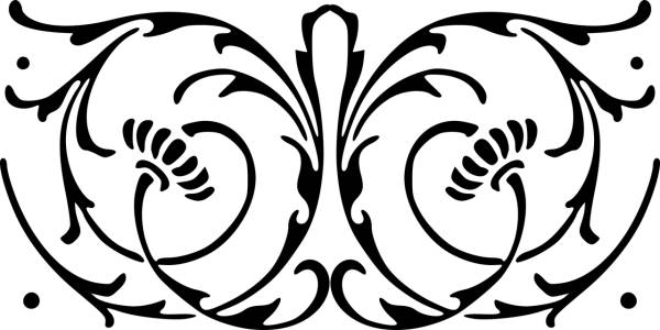 divider art separator flourish  svg vector cut file