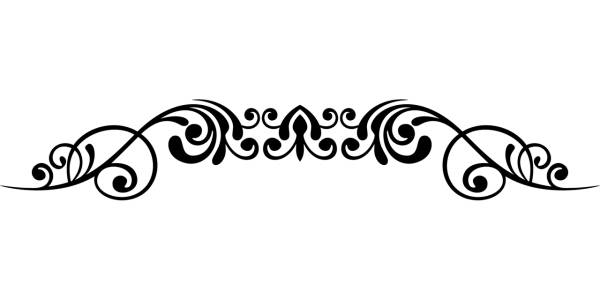 divider flourish abstract  svg vector cut file