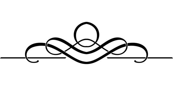 divider flourish decorative  svg vector cut file