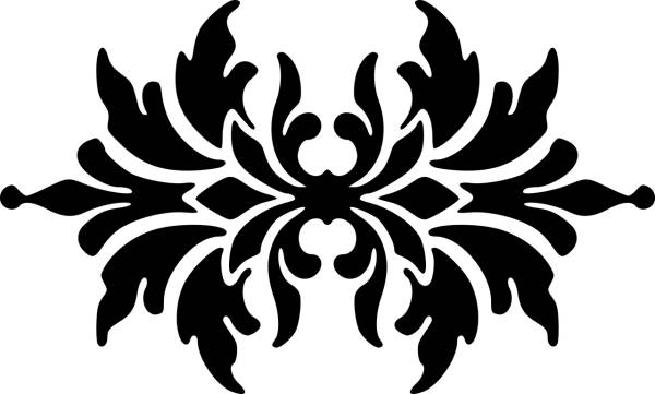 divider flourish line art separator  svg vector cut file