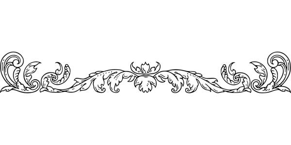 divider flourish line art separator  svg vector cut file