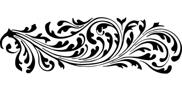divider flourish ornamental  svg vector cut file