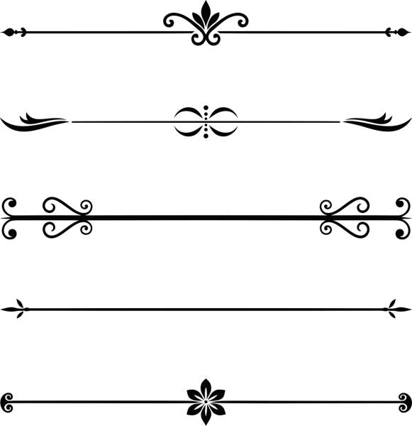 divider separator flourish design  svg vector cut file