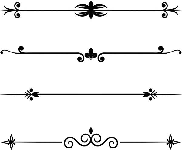 divider separator flourish design  svg vector cut file