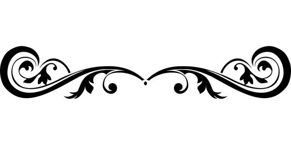 divider separator flourish line art  svg vector cut file