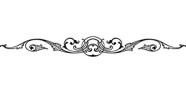 divider separator flourish line art  svg vector cut file
