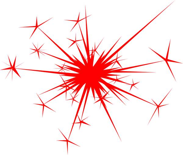firework star red explosion  svg vector cut file