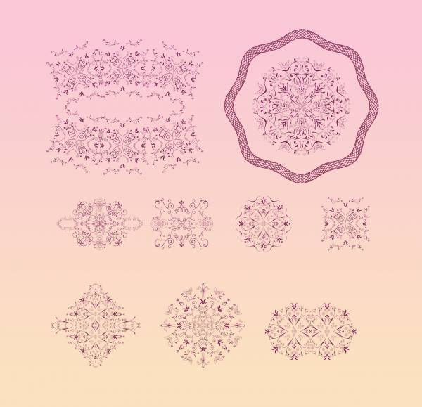 flourish ornament decorative  svg vector cut file