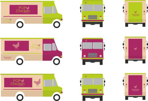food truck truck food eat meal  svg vector cut file