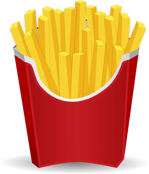 french fries potato chips chips  svg vector cut file