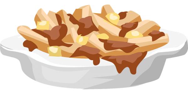 fries french fries gravy food  svg vector cut file