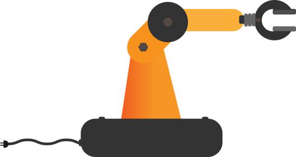 industrial robot automation robot  svg vector cut file