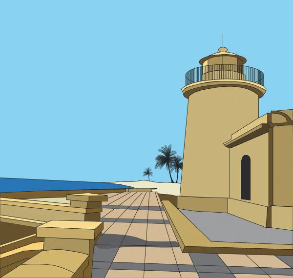 lighthouse vector spain  svg vector cut file