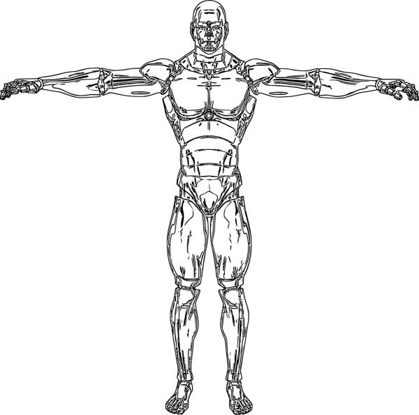 linear plan robot robotics machine  svg vector cut file