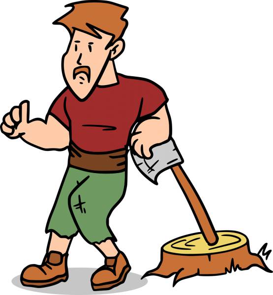 lumberjack wood forest axe  svg vector cut file