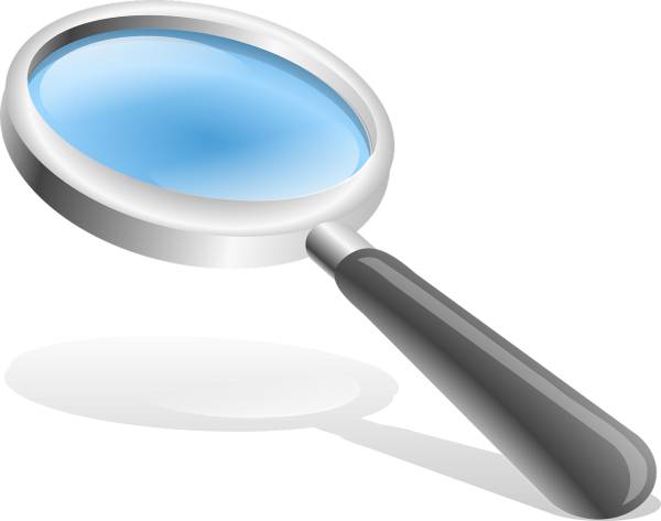 magnifying glass hand glass magnify  svg vector cut file