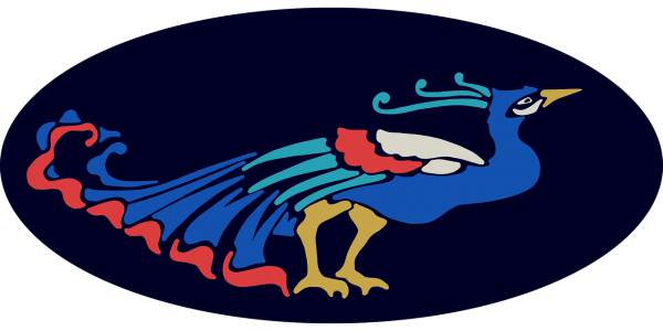 peacock bird digital drawing  svg vector cut file