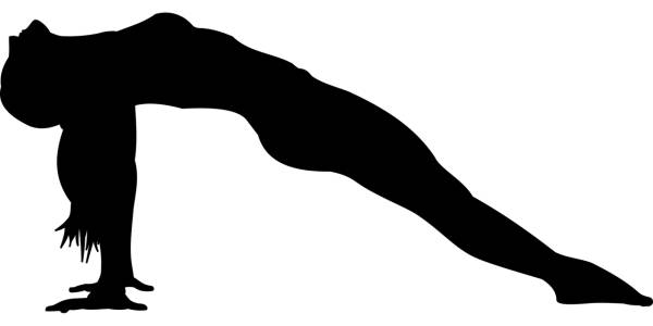 pilates yoga stretching exercise  svg vector cut file