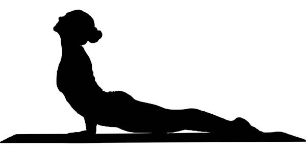 practising woman yoga sport  svg vector cut file