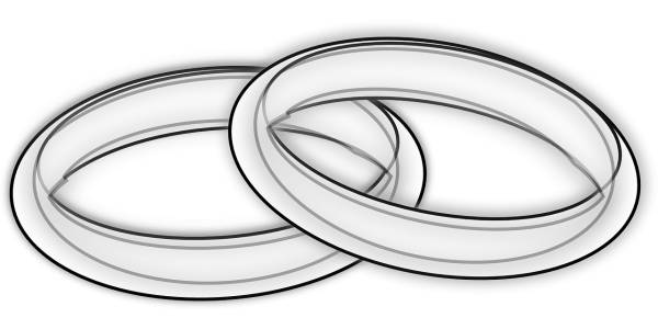rings wedding bands duo husband  svg vector cut file
