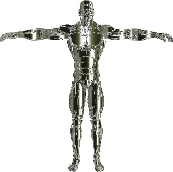 robot android cybernetic cyber  svg vector cut file