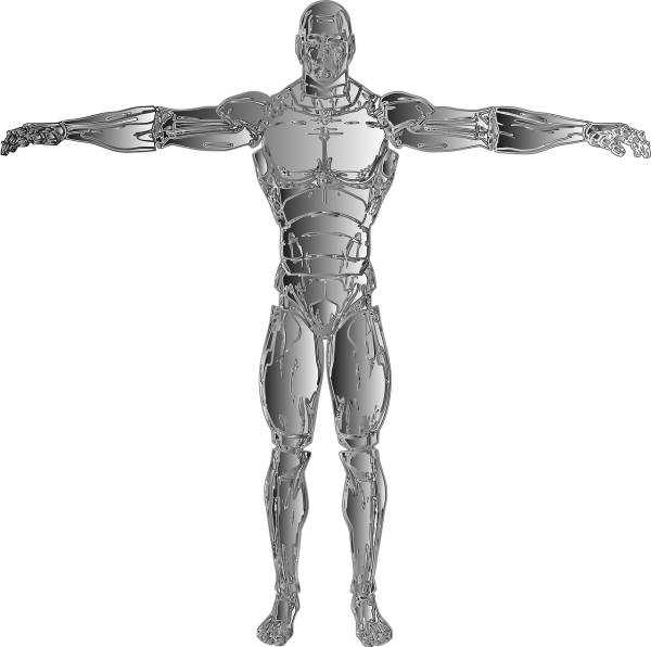 robot android cybernetic cyber  svg vector cut file
