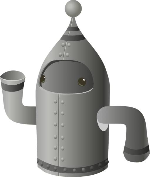 robot metal toy figure arms eyes  svg vector cut file
