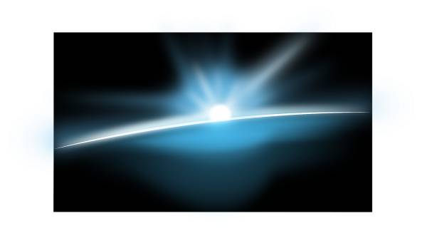 space earth sun horizon sunrise  svg vector cut file