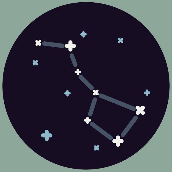 stars universe sky scorpio space  svg vector cut file