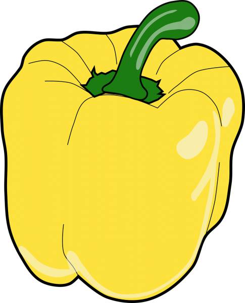 sweet peeper yellow bell cooking  svg vector cut file