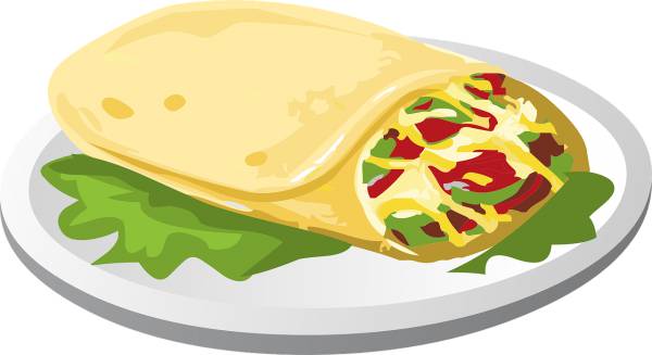 taco food mexican tortilla meat  svg vector cut file