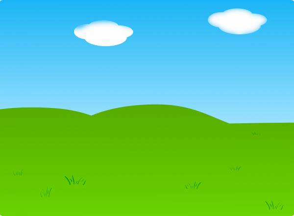 valley clouds sky blue green  svg vector cut file
