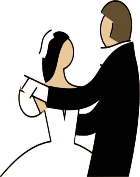 waltz wedding dance love marriage  svg vector cut file