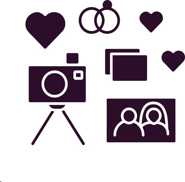 wedding photography  svg vector cut file