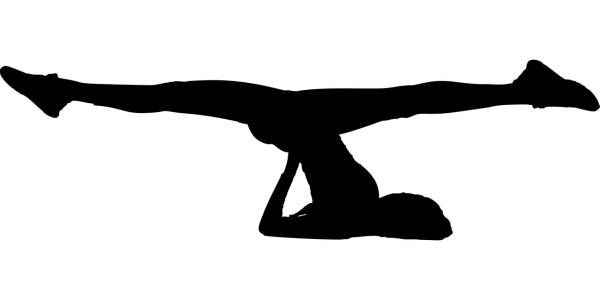 woman yoga exercise female fitness  svg vector cut file