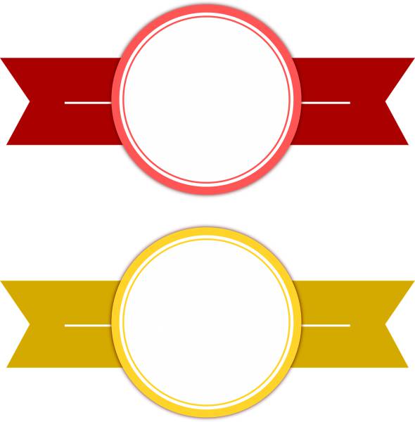 label ribbon badge decor tags  svg vector cut file