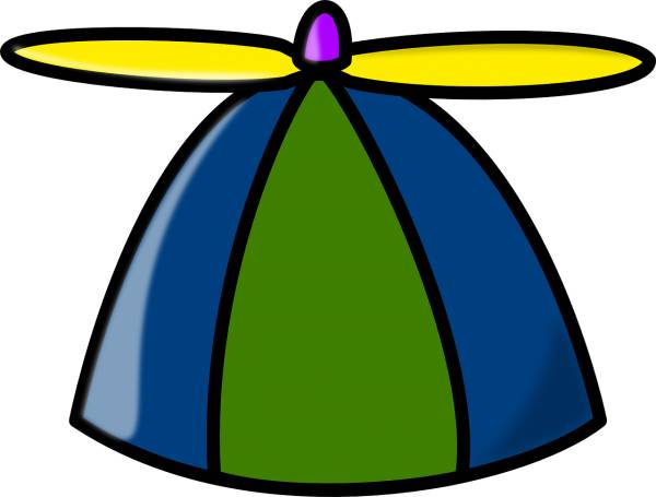 geek nerd hat propeller educated  svg vector cut file